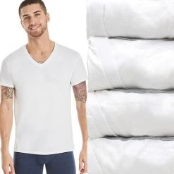 Hanes Shop 40 Men's Hanes UltimateĀ® 4-pack ComfortBlend V-Neck Tees