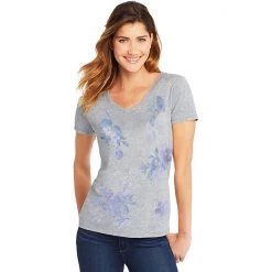 Women's Hanes® Graphic Tee Butterfly Salty Purple -Hanes Shop unnamed file 1098