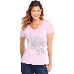 Women's Hanes® Graphic Tee Butterfly Salty Purple -Hanes Shop unnamed file 1103