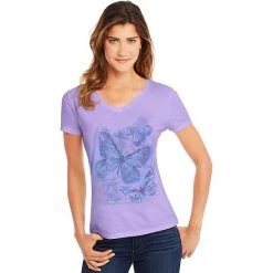 Women's Hanes® Graphic Tee Butterfly Salty Purple -Hanes Shop unnamed file 1107
