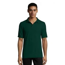 Men's Hanes® X-Temp Fresh IQ Pique Polo Deep Forest -Hanes Shop unnamed file 1118