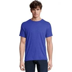 Men's Hanes® Eco Tri-Blend Fresh IQ Crewneck Pajama Tee Red Triblend -Hanes Shop unnamed file 1144