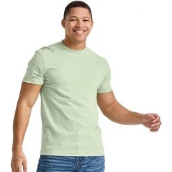 Men's Hanes Originals Tri-blend Tee Mint Green Heather -Hanes Shop unnamed file 1156