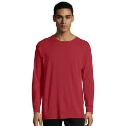 Men's Hanes® ComfortWash Garment-Dyed Tee Horizon Orange -Hanes Shop unnamed file 1187