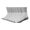 Men's Hanes Ultimate® 8-Pack X-Temp Ultra Cushion Ankle Socks White
