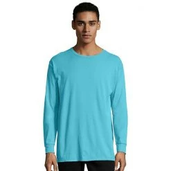 Men's Hanes® ComfortWash Garment-Dyed Tee Horizon Orange -Hanes Shop unnamed file 1193