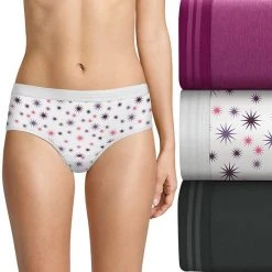 Women's Hanes Ultimate® 3-pack ComfortBlend Stretch X-Temp Hipsters 41XTSA Patrol Red Asst -Hanes Shop unnamed file 1206