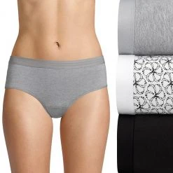 Women's Hanes Ultimate® 3-pack ComfortBlend Stretch X-Temp Hipsters 41XTSA Patrol Red Asst -Hanes Shop unnamed file 1208