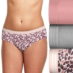 Women's Hanes Ultimate® 3-pack ComfortBlend Stretch X-Temp Hipsters 41XTSA Patrol Red Asst -Hanes Shop unnamed file 1213