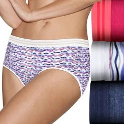 Women's Hanes Ultimate® 3-pack ComfortBlend Stretch X-Temp Hipsters 41XTSA Patrol Red Asst -Hanes Shop unnamed file 1214