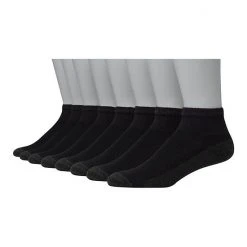 Men's Hanes Ultimate® 8-Pack X-Temp Ultra Cushion Ankle Socks White -Hanes Shop unnamed file 122