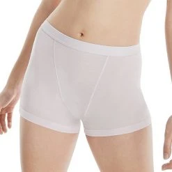 Women's Hanes® Authentic Boxer Brief Boyshort Panty 48HAC1 Earthen Tan