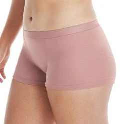 Women's Hanes® Authentic Boxer Brief Boyshort Panty 48HAC1 Earthen Tan -Hanes Shop unnamed file 1240