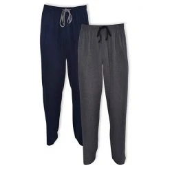 Big & Tall Hanes® 2-pack Solid Knit Pajama Pants Black Gray -Hanes Shop unnamed file 1254