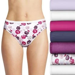 Women's Hanes Ultimate® 6+1 Bonus Pack Cotton High-Cut Panty Set 43H7CC Aqoi Light Buff -Hanes Shop unnamed file 1264
