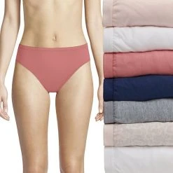 Women's Hanes Ultimate® 6+1 Bonus Pack Cotton High-Cut Panty Set 43H7CC Aqoi Light Buff -Hanes Shop unnamed file 1267