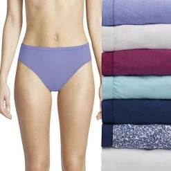 Women's Hanes Ultimate® 6+1 Bonus Pack Cotton High-Cut Panty Set 43H7CC Aqoi Light Buff -Hanes Shop unnamed file 1268
