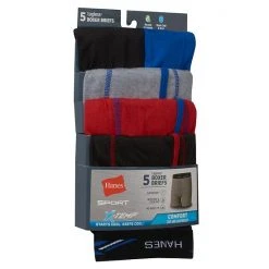 Boys 6-20 Hanes Ultimate® 5-Pack X-Temp® Cooling Boxer Briefs Blue Gray Black Lime -Hanes Shop unnamed file 1285