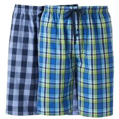 Men's Hanes® Classics 2-pack Plaid Woven Jams Sleep Shorts Gray Red -Hanes Shop unnamed file 1315