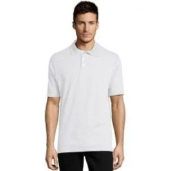 Men's Hanes® X-temp Jersey Polo Black -Hanes Shop unnamed file 1329