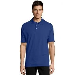 Men's Hanes® X-temp Jersey Polo Black -Hanes Shop unnamed file 1330