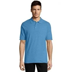 Men's Hanes® X-temp Jersey Polo Black -Hanes Shop unnamed file 1332