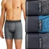 Men's Hanes Ultimate® 3-pack Comfort Flex Fit® Breathable Stretch Boxer Briefs Blue Green Berry