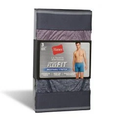 Men's Hanes Ultimate® 3-pack Comfort Flex Fit® Breathable Stretch Boxer Briefs Blue Green Berry 8 Men's Hanes Ultimate® 3-pack Comfort Flex Fit® Breathable Stretch Boxer Briefs Blue Green Berry -Hanes Shop unnamed file 1366