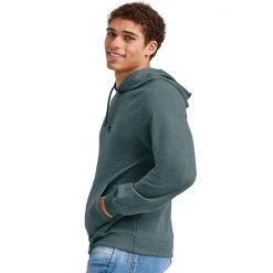 Men's Hanes Tri-Blend French Terry Pullover Hoodie Cactus Pe Heather -Hanes Shop unnamed file 1417