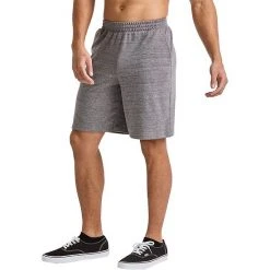 Men's Hanes Tri-Blend French Terry  Sweat Shorts Concrete Pe Heather -Hanes Shop unnamed file 1511