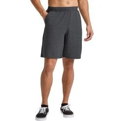 Men's Hanes Tri-Blend French Terry  Sweat Shorts Concrete Pe Heather -Hanes Shop unnamed file 1515