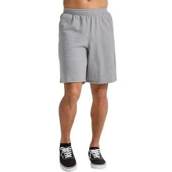 Men's Hanes Tri-Blend French Terry  Sweat Shorts Concrete Pe Heather -Hanes Shop unnamed file 1518