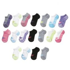 Girls 4-16 Hanes Ultimate® 14-pack + 4 Bonus Cool Comfort® No-Show Socks