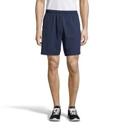 Men's Hanes® ComfortSoft Jersey Pocket Shorts Black