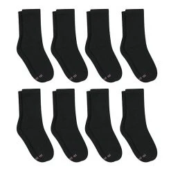 Women's Hanes Ultimate® Cool Comfort® 8-Pack Cushioned Crew Socks Black -Hanes Shop unnamed file 158