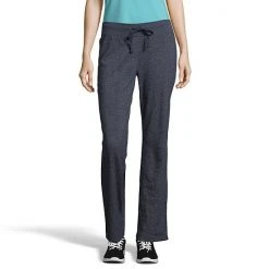 Hanes Shop 14 Women's HanesĀ® Drawcord French Terry Pants Navy Heather