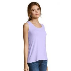 Women's Hanes® Mini-Ribbed Tank Top Lilac Wash -Hanes Shop unnamed file 1602