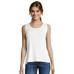 Women's Hanes® Mini-Ribbed Tank Top Lilac Wash -Hanes Shop unnamed file 1605