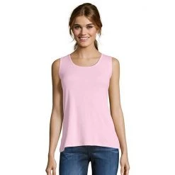 Women's Hanes® Mini-Ribbed Tank Top Lilac Wash -Hanes Shop unnamed file 1609