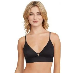 Hanes Ultimate® Comfort Flex Fit Authentic Longline Triangle Bralette DHY204 Lilac Meringue Waffle -Hanes Shop unnamed file 1646