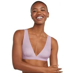 Hanes Ultimate® Comfort Flex Fit Authentic Triangle Pullover Bralette DHY203 Black -Hanes Shop unnamed file 1701