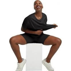 Women's Hanes® Stretch Jersey Bike Shorts Charcoal Heather -Hanes Shop unnamed file 1716