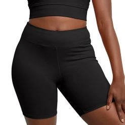 Women's Hanes® Stretch Jersey Bike Shorts Charcoal Heather -Hanes Shop unnamed file 1717