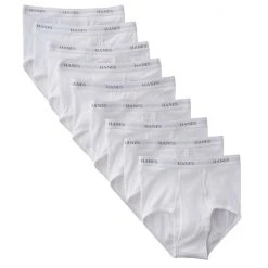 Men's Hanes® Classics 7-pack + 2 Bonus Full-Cut White Briefs