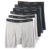 Men's Hanes® Classics 5-pack + 1 Bonus Tagless Boxer Briefs Assorted