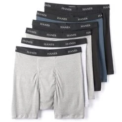 Men's Hanes® Classics 5-pack + 1 Bonus Tagless Boxer Briefs Assorted -Hanes Shop unnamed file 1798