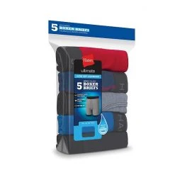 Boys 6-20 Hanes Ultimate® 5-Pack Super Soft Lightweight Boxer Briefs Assorted -Hanes Shop unnamed file 1833