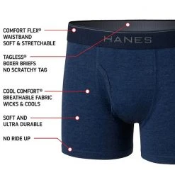 Boys 6-20 Hanes Ultimate® 5-Pack Super Soft Lightweight Boxer Briefs Assorted -Hanes Shop unnamed file 1836