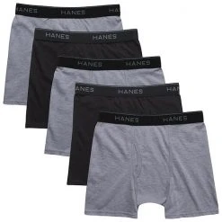 Boys 6-20 Hanes Ultimate® 5-Pack Super Soft Lightweight Boxer Briefs Assorted -Hanes Shop unnamed file 1837