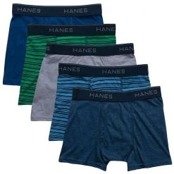 Boys 6-20 Hanes Ultimate® 5-Pack Super Soft Lightweight Boxer Briefs Assorted -Hanes Shop unnamed file 1839